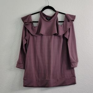 Shoulder out sweater